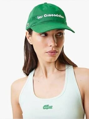 Lacoste x Bandier Women's Baseball Cap
Green
NWT
Unisex